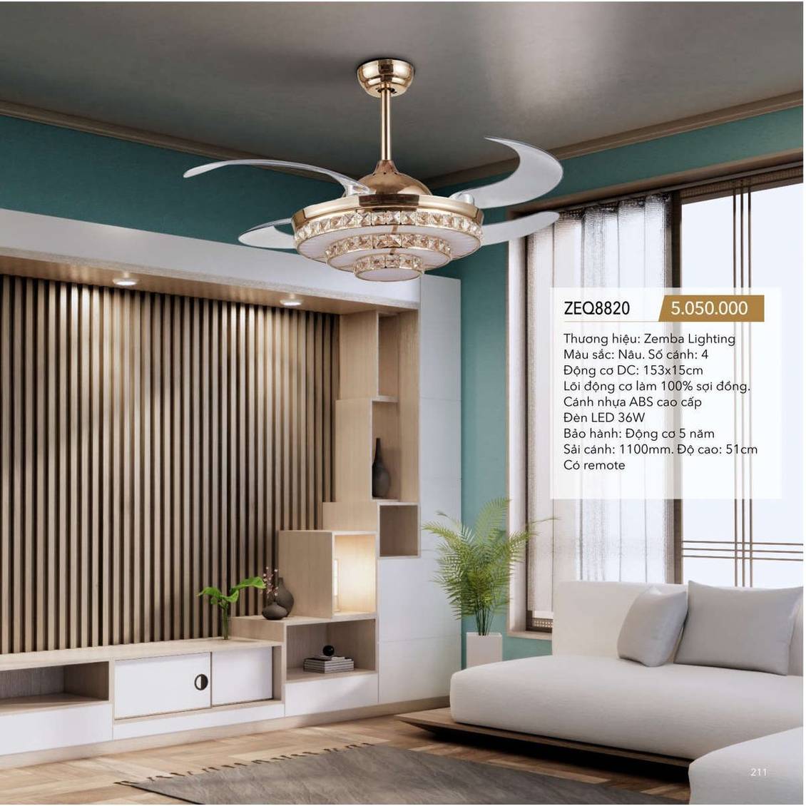 Đèn trang trí ZEMBA Lighting Catalogue và Bảng giá mới nhất /Page 